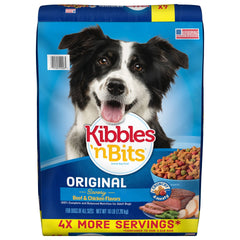 Kibbles 'N Bits Original Savory Beef & Chicken Flavors Dry Dog Food, 45 Pound Bag