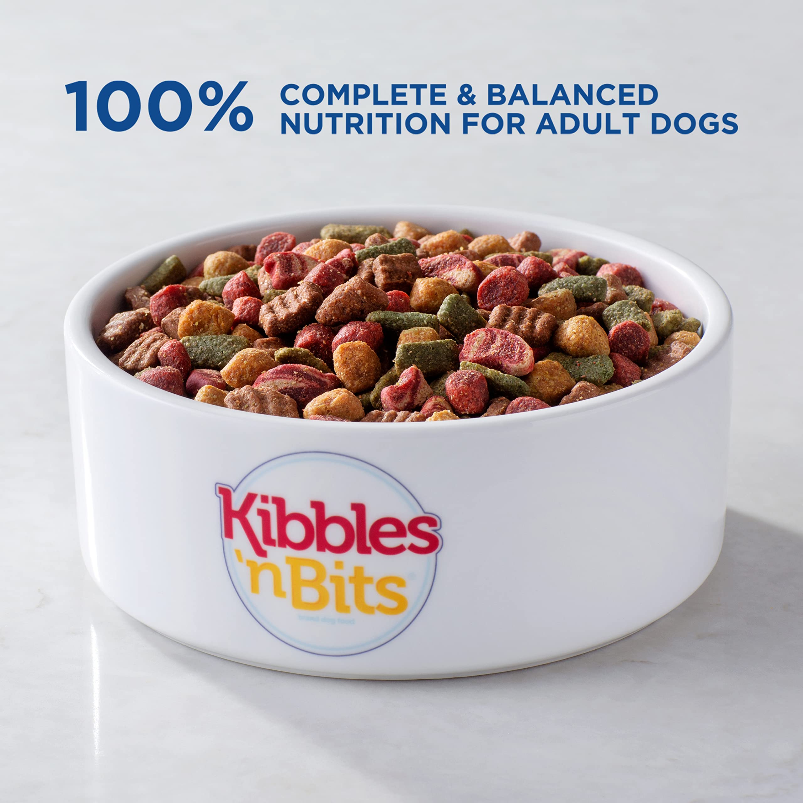 Kibbles 'N Bits Original Savory Beef & Chicken Flavors Dry Dog Food, 45 Pound Bag