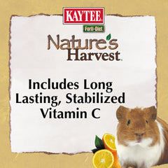 Kaytee Nature's Harvest Guinea Pig Food, 4 Pound