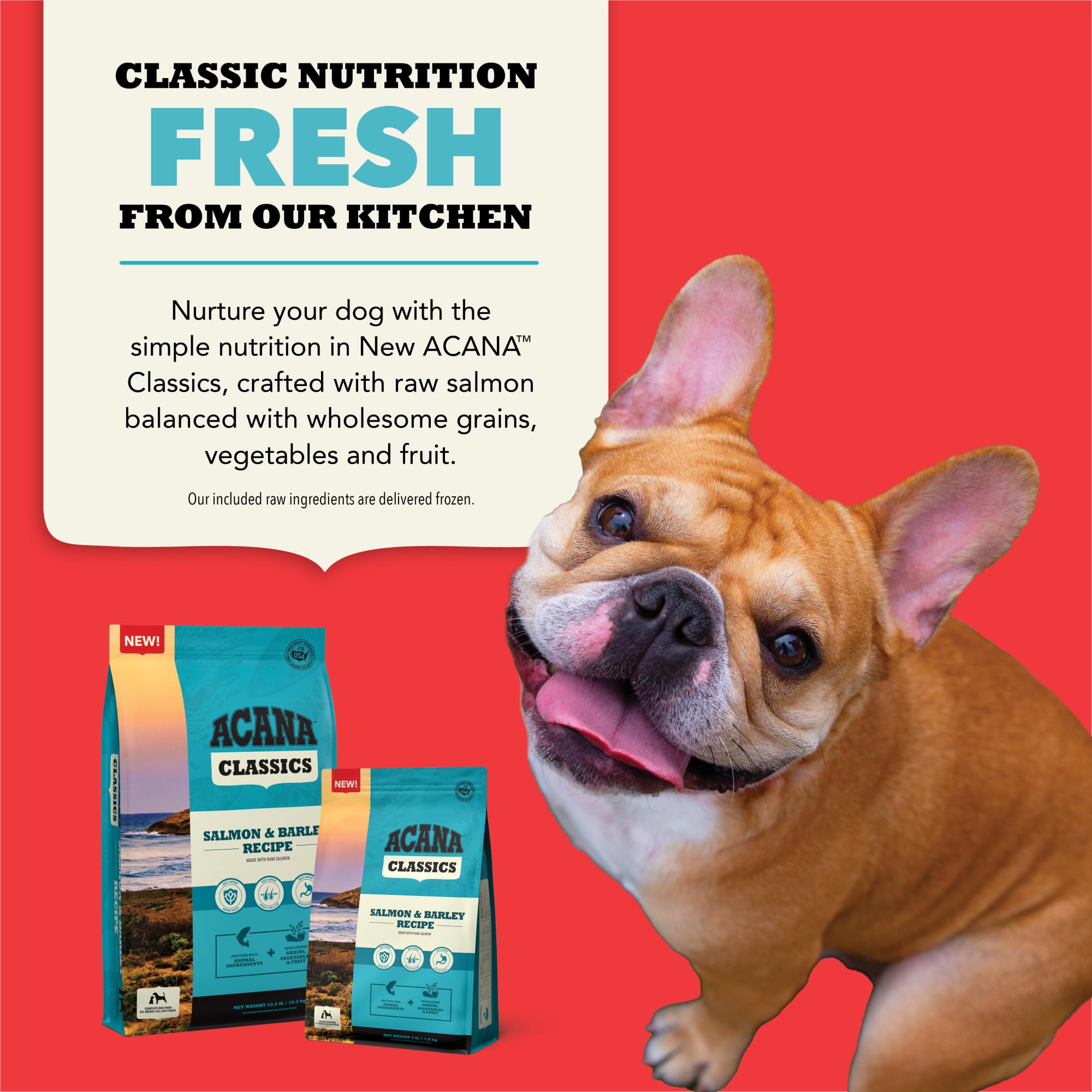 ACANA™ Classics Dog Food Salmon & Barley Recipe Dry Dog Food, 4lb