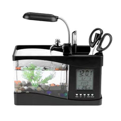 A designed integrated desktop aquarium