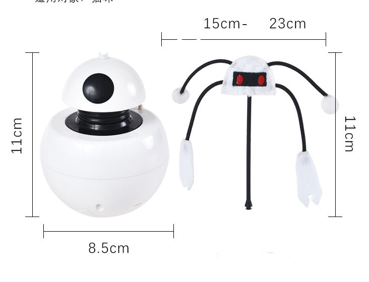 robot tumbler laser cat toy