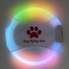 Dog Flying Discs Light Glowing