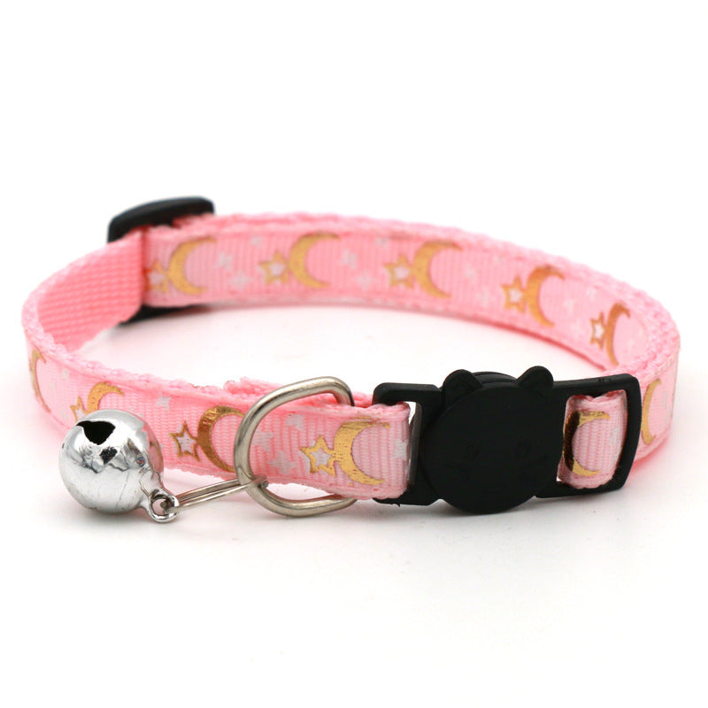 Pet Bronzing Moon Cat Dog Collar