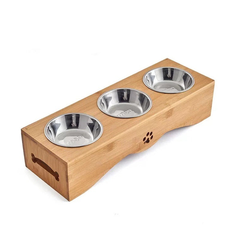 Food bowls with a designed stand