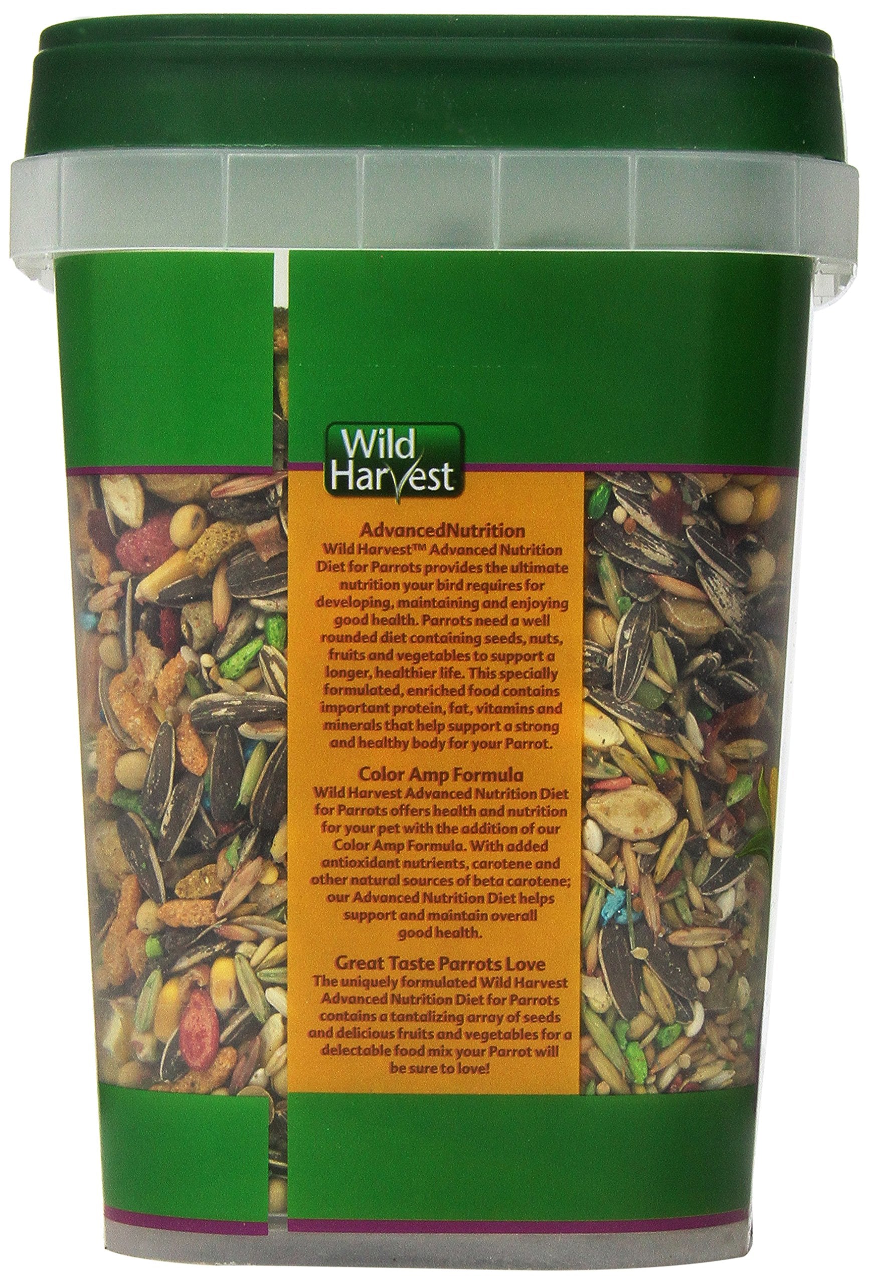 Wild Harvest WH-83542 Wild Harvest Advanced Nutrition Diet for Parrots, 4-Pound