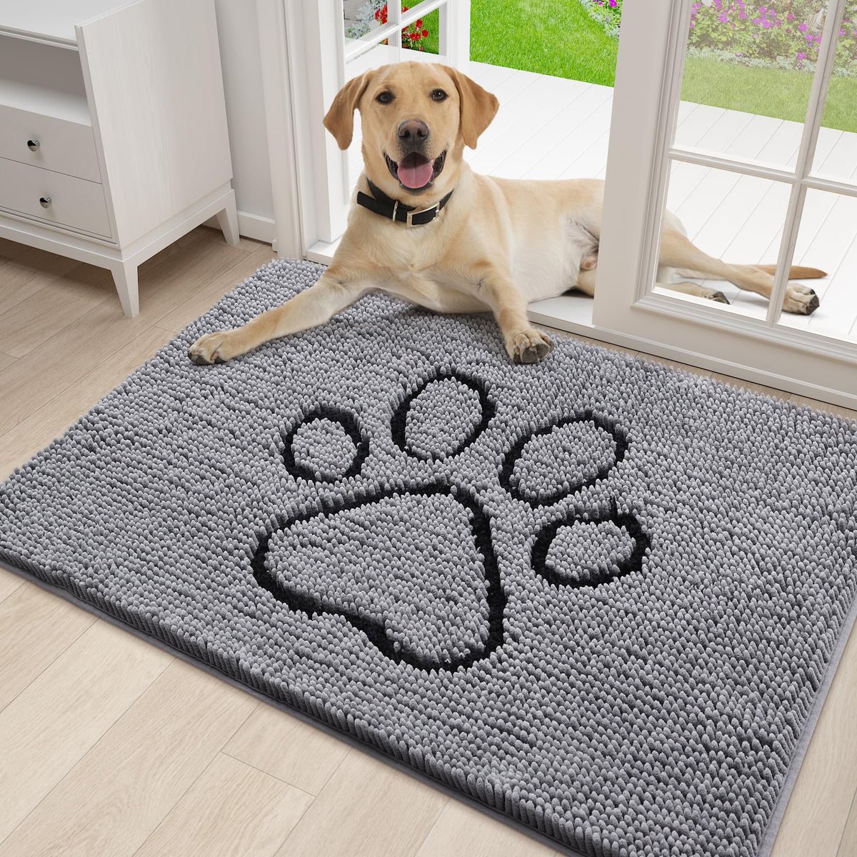 Dog Door Mat for Muddy Paws