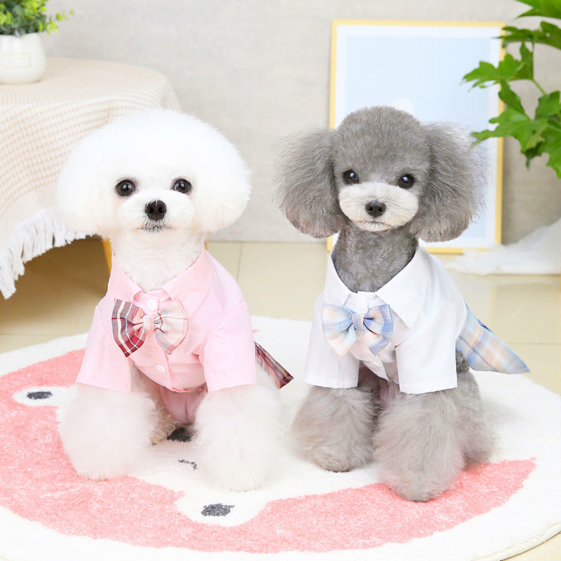 Pet Dog Spring And Summer Thin Dress