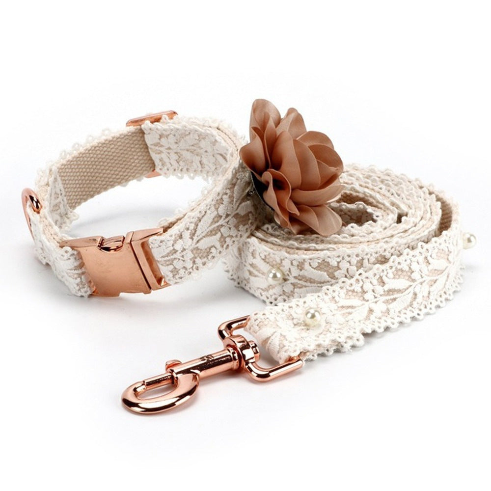 Lace Flower Pet Harness