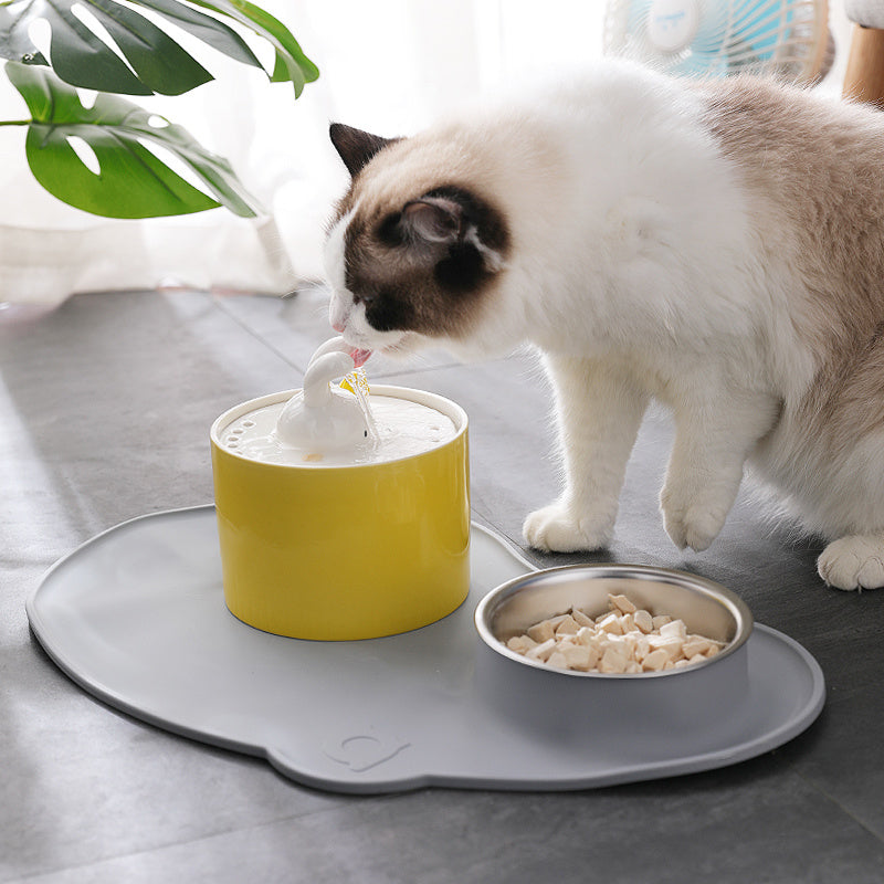 rabbit model-olive green drinking fountain