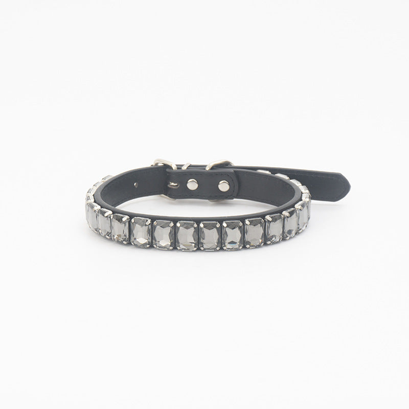 Diamond pet collar