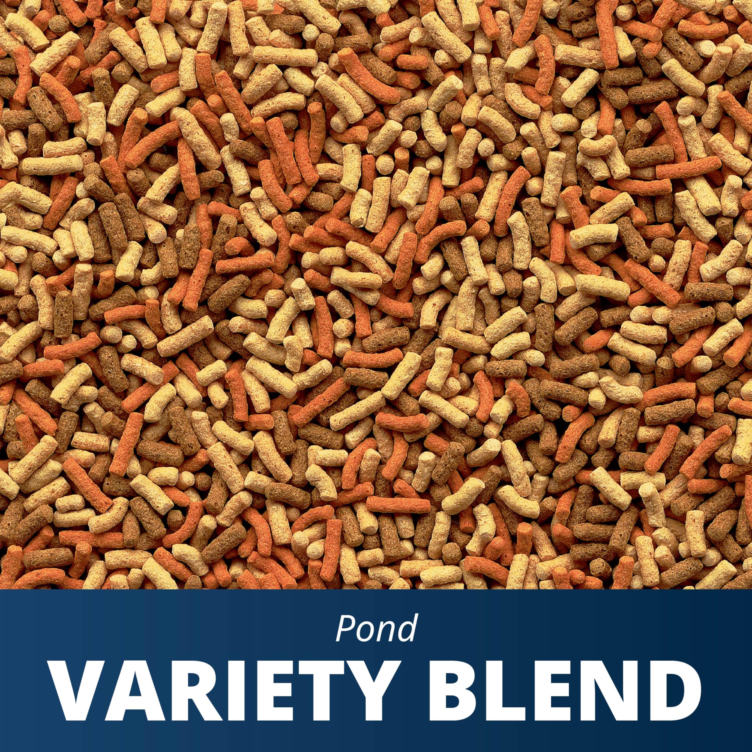 TetraPond Variety Blend, Pond Fish Food, for Goldfish and Koi Yellow 2.25 Pound (Pack of 1)