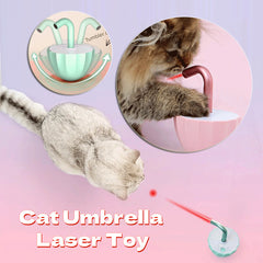 Cat Umbrella Laser Toy Interactive