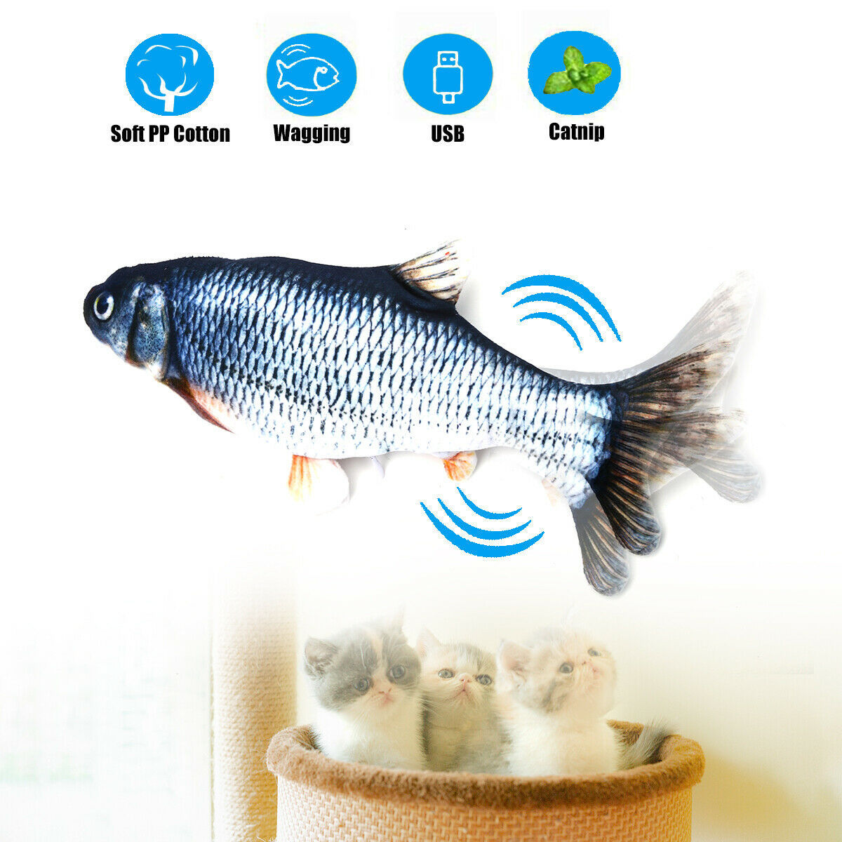 Electronic Fish Shape, Cat Toy-Free and fast shipping