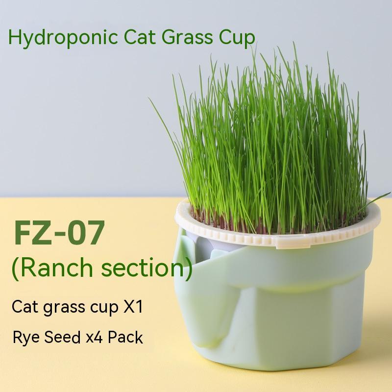 Cat grass cup