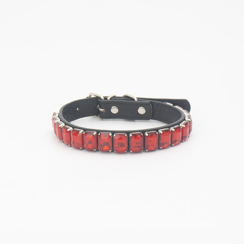 Diamond pet collar