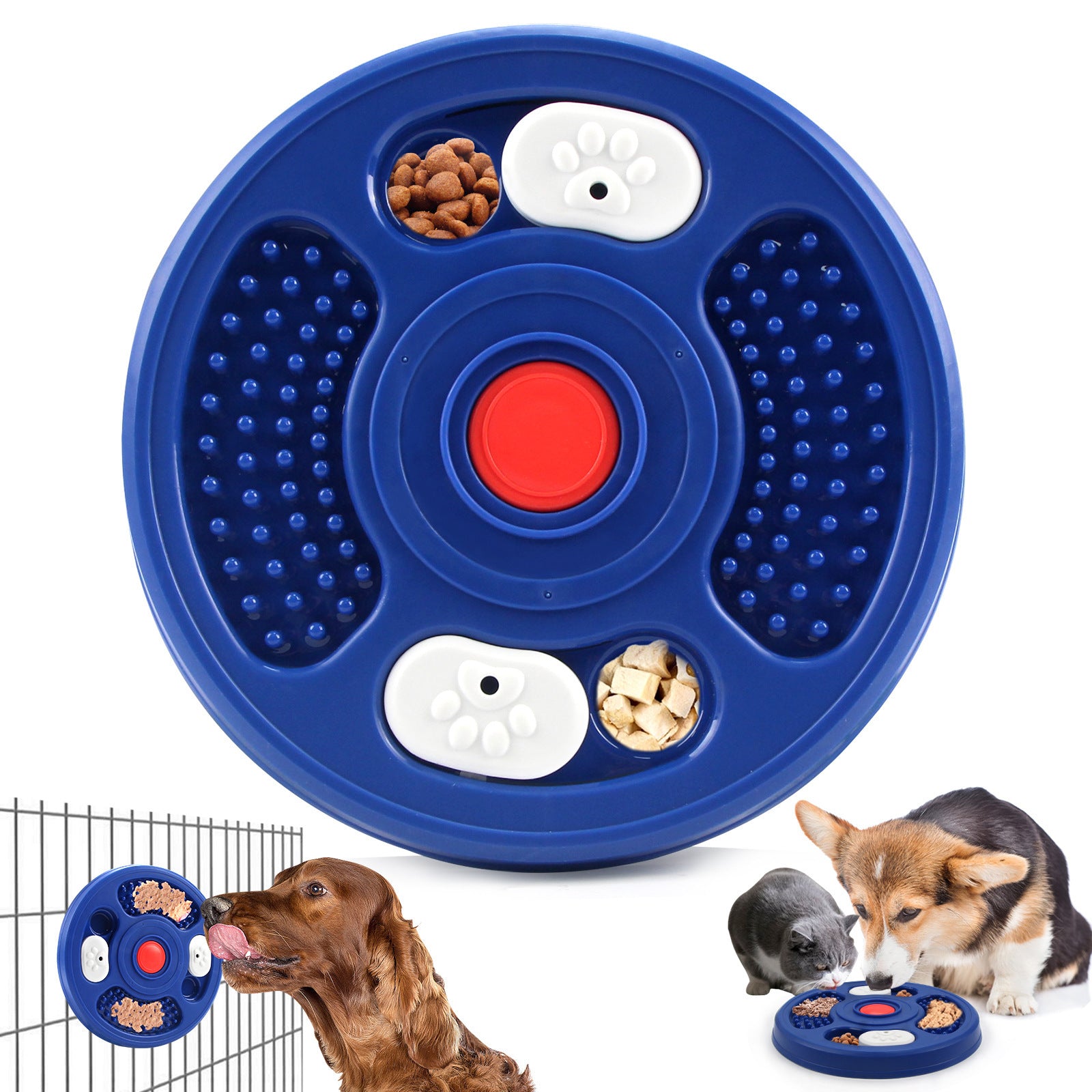 Dog toy plate