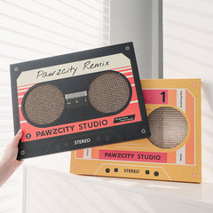 Retro Audio Tape Cat Scratching Board