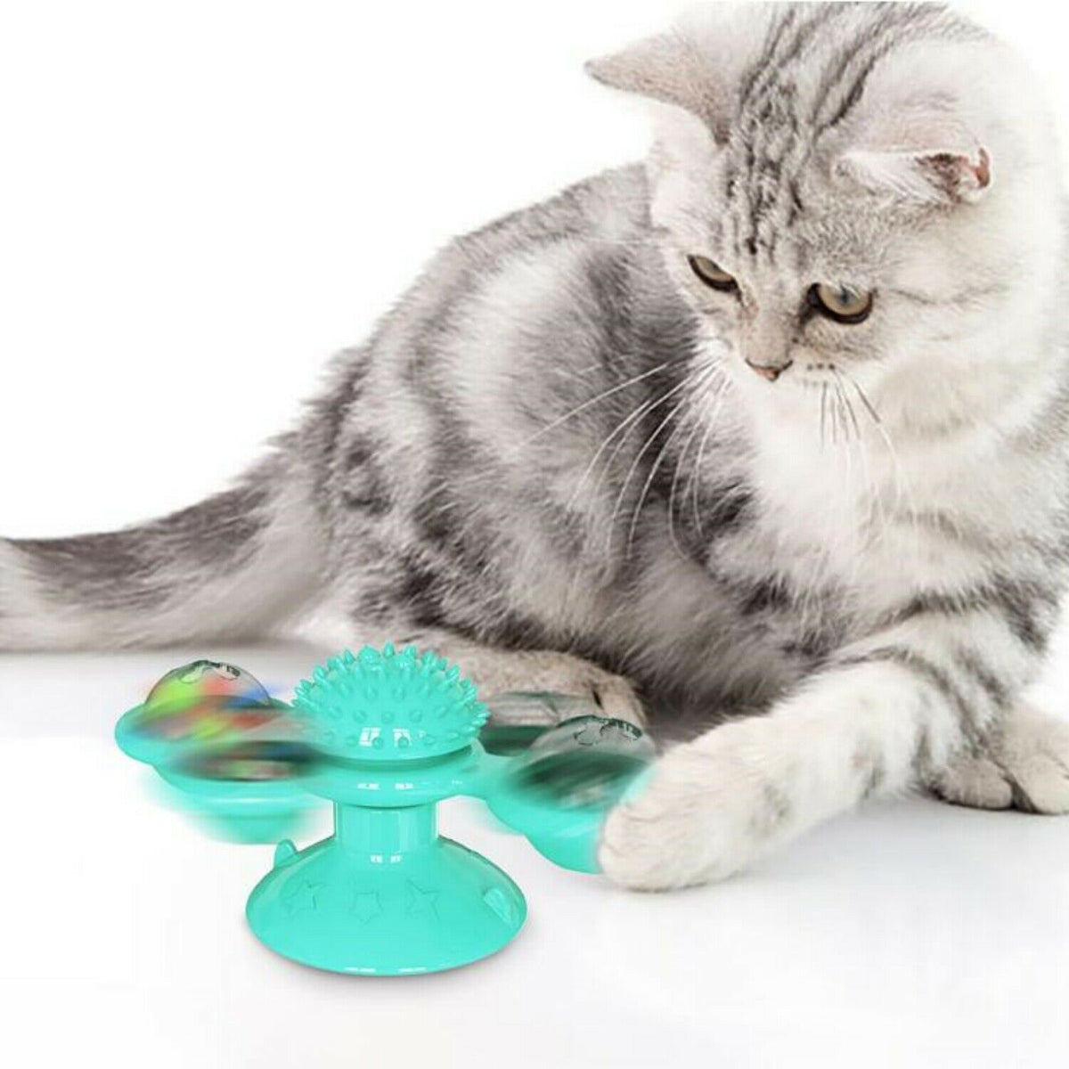 Catnip Balls Cute Rotating Interactive Cat Toy  - Free Shipping