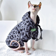 Pet Cotton Camouflage Sweater Hairless Cat