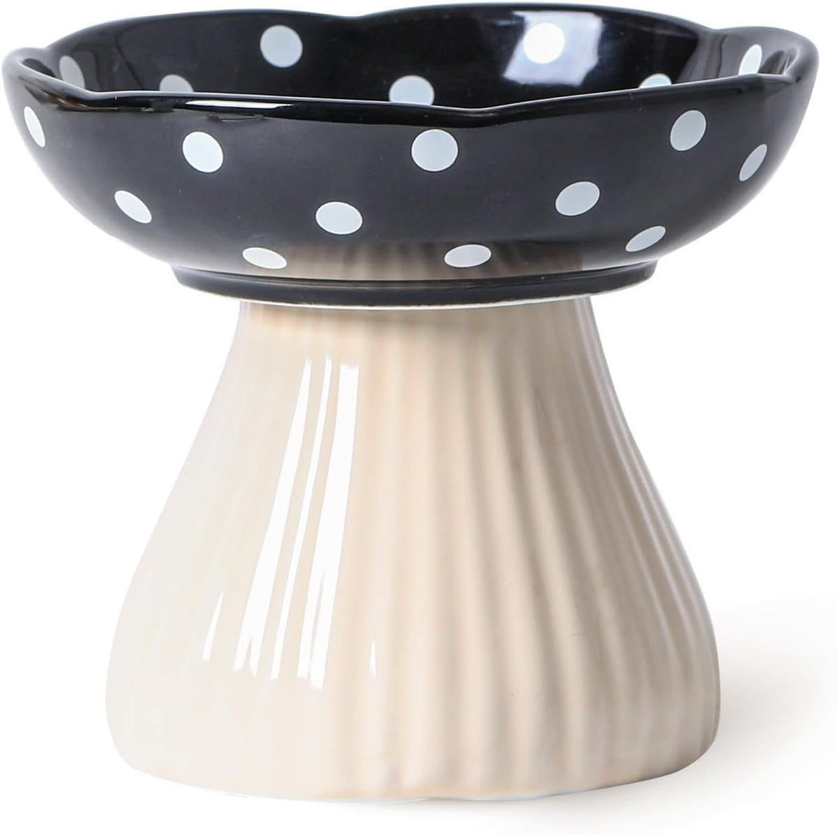 Mushroom Raised Cat Bowl