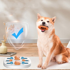 Dog Licking Plate