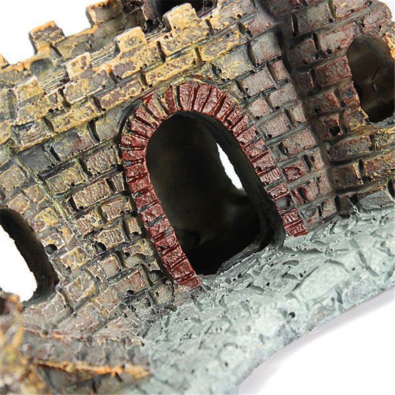 Castle for aquarium accessories