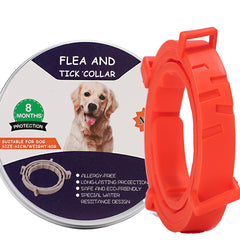 Collar for dogs and cats against ticks