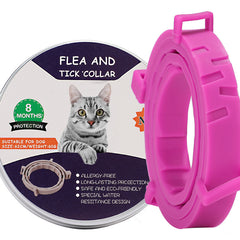 Collar for dogs and cats against ticks