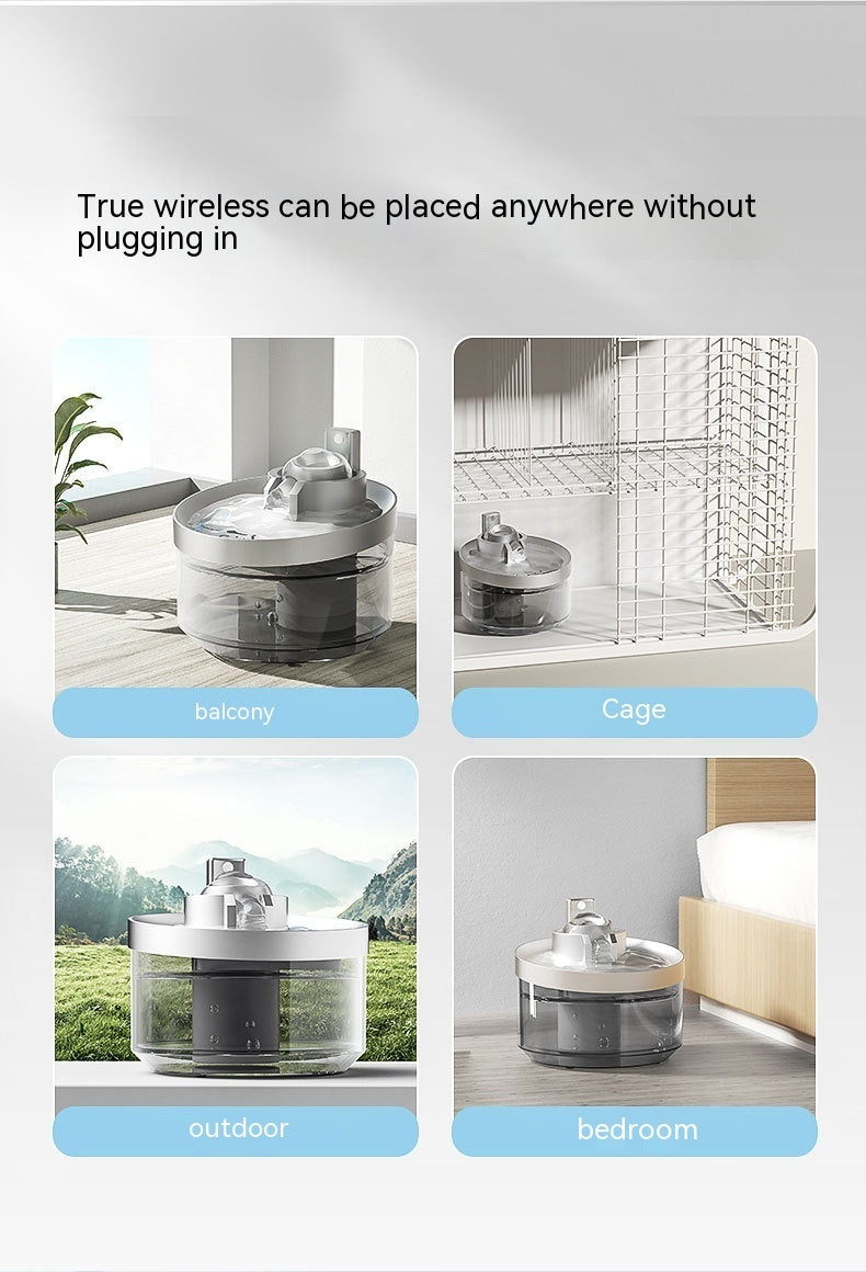 Water Fountain Wireless Induction Drink Fountain