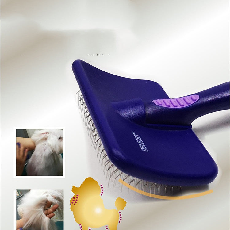 Pet grooming brush