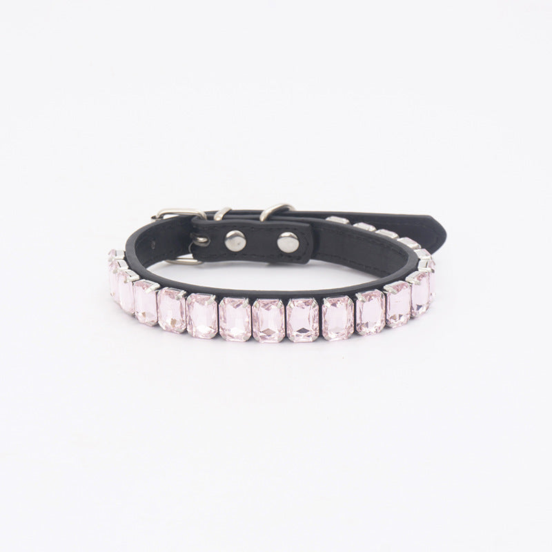 Diamond pet collar