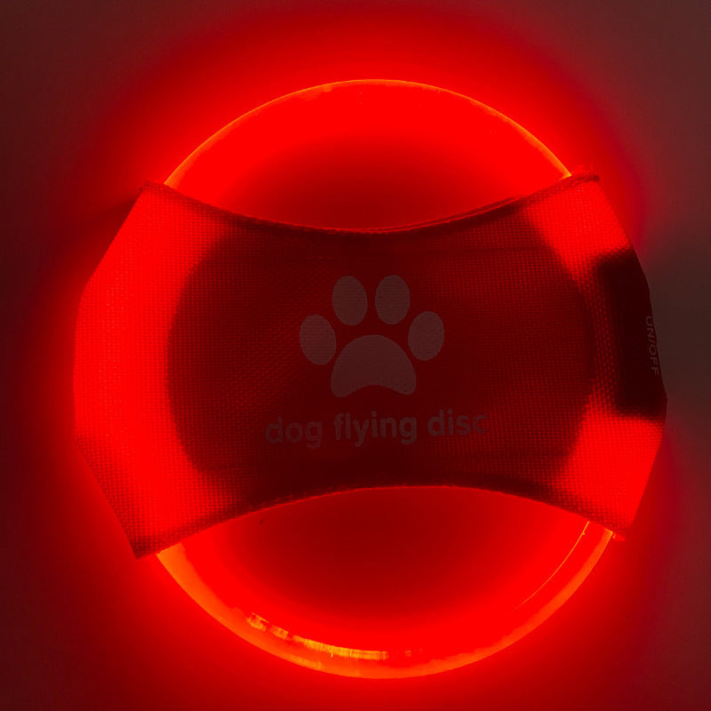 Dog Flying Discs Light Glowing