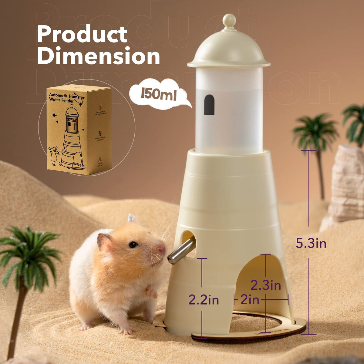 Hamster Water Bottle With Stand