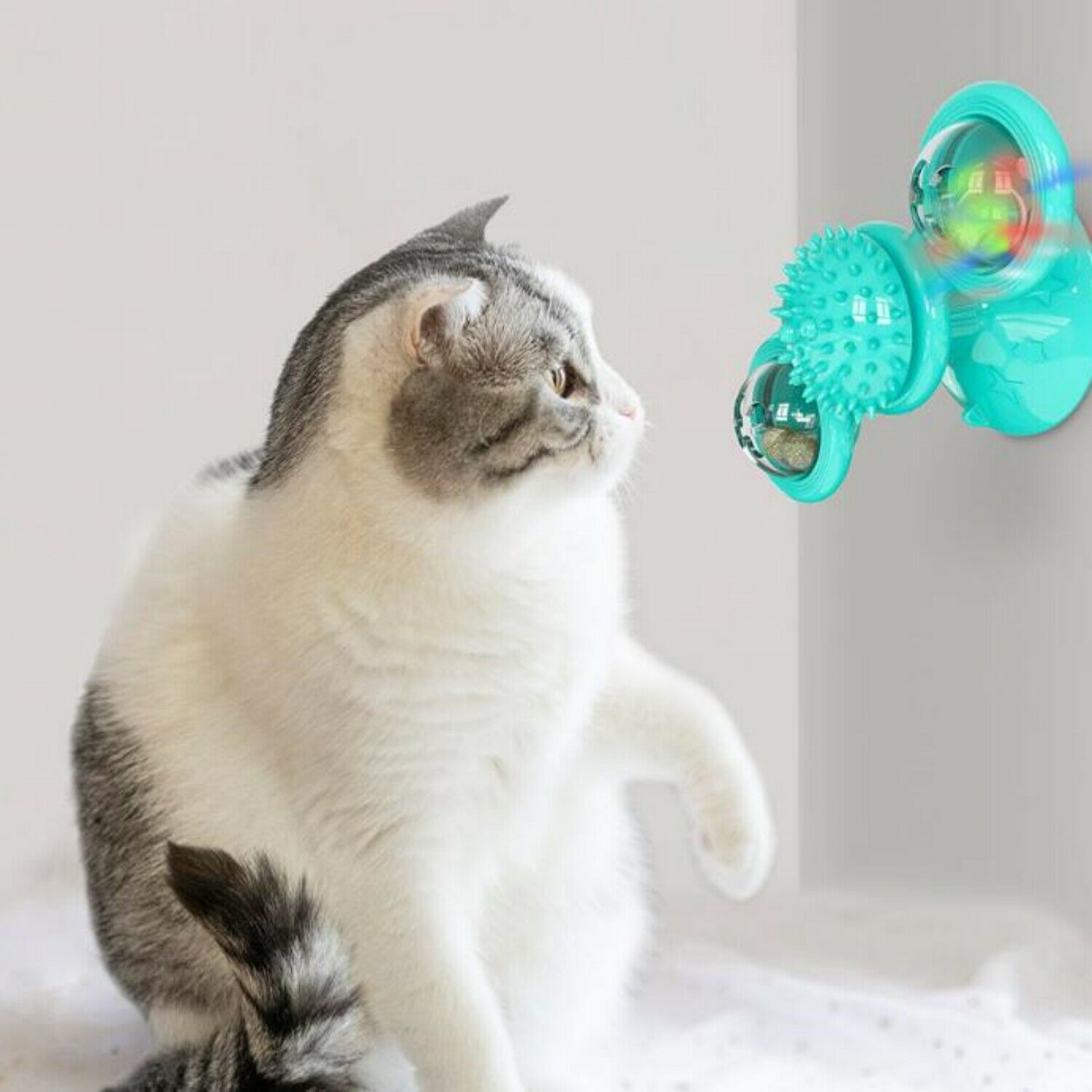 Catnip Balls Cute Rotating Interactive Cat Toy  - Free Shipping