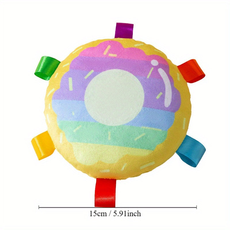 Cartoon Plush Flying Disc Toy Dog For Outdoor Play