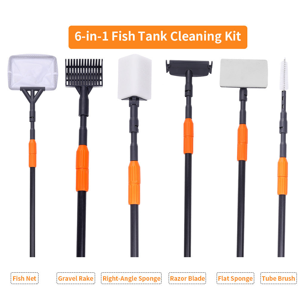 Fish Tank Cleaning Brush Set