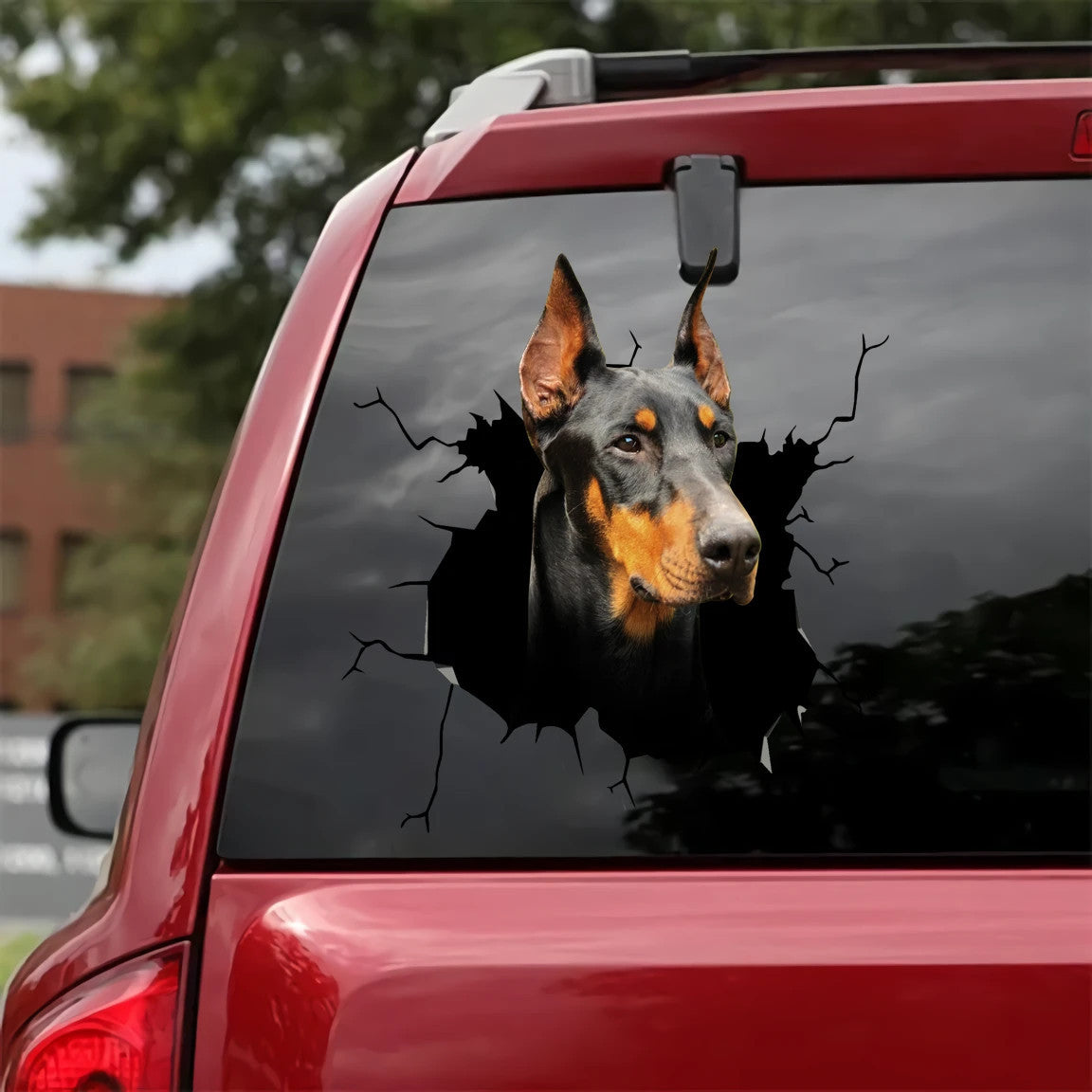 Animal Wall Stickers All Kinds Of Puppy Creative Hole Car Window Electrostatic