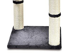 Scratching post for cats with hammock