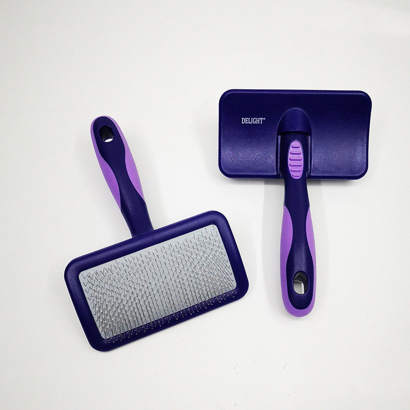 Pet grooming brush